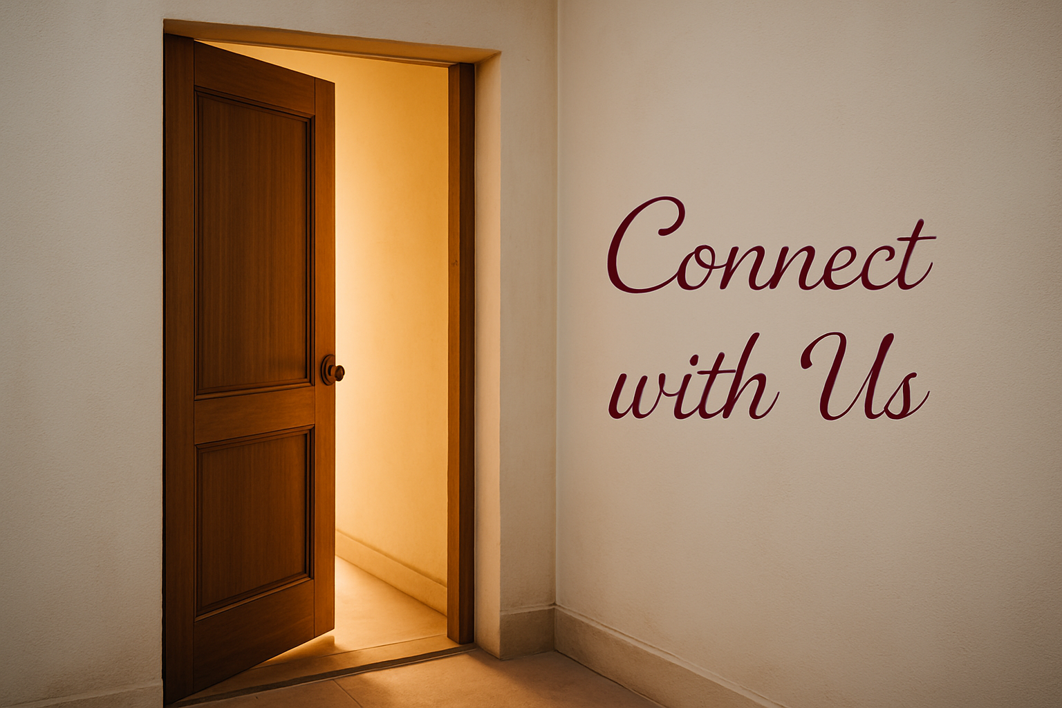 Open Doorway with Warm Light