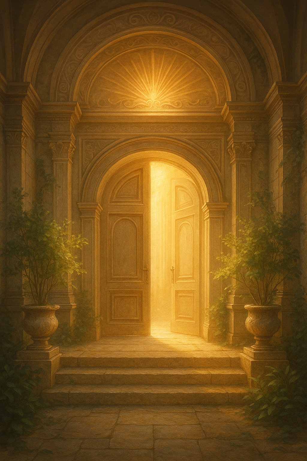 Grand Temple Entrance